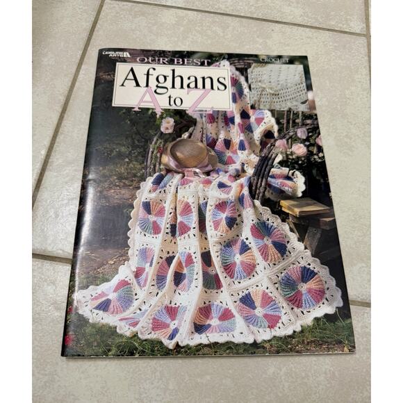 Set Of 3: Afghan Crochet Instruction Books - All Never Used! - Picture 10 of 13